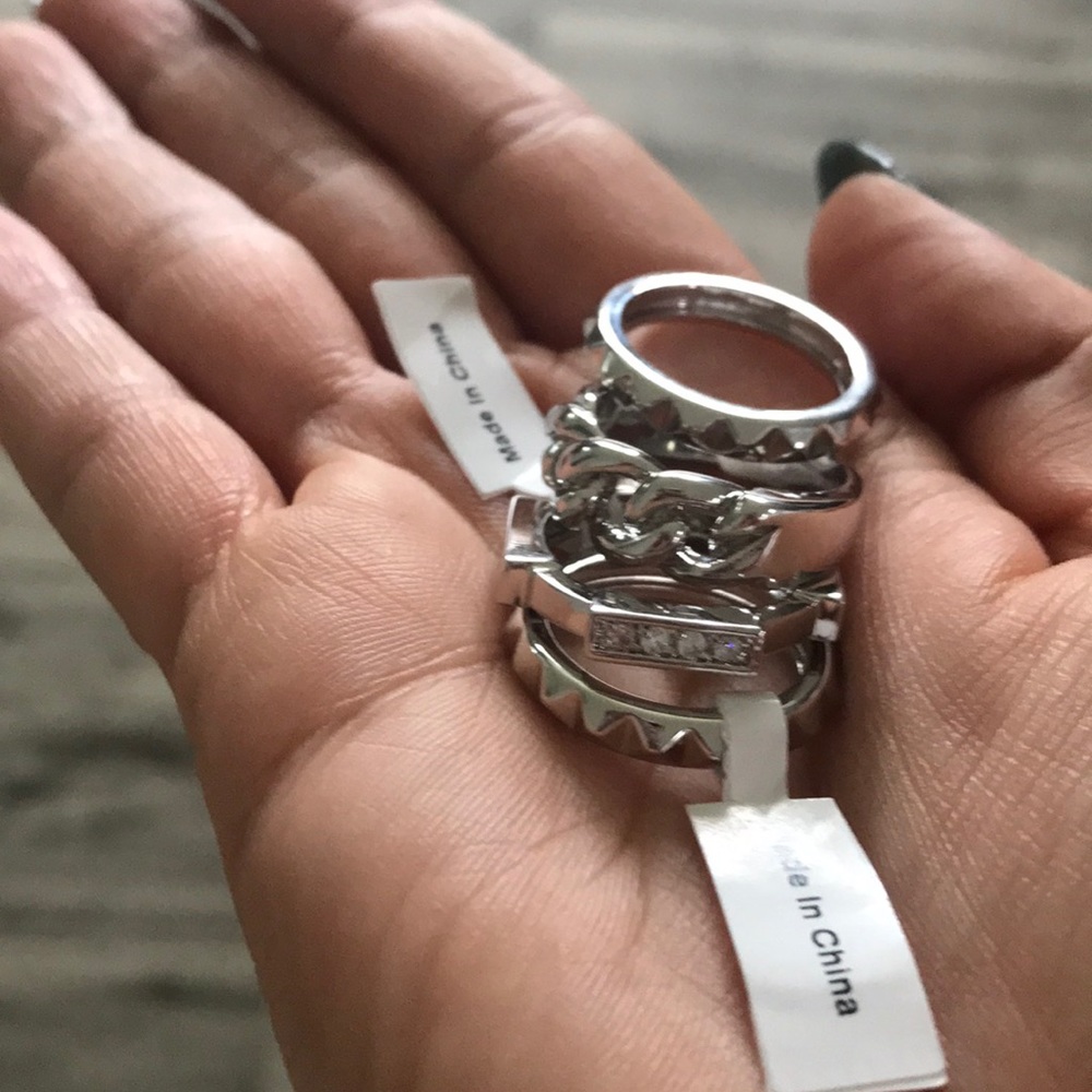 Stackable rings silver - Picture 4 of 4